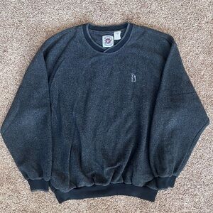 Vintage 90s PGA Tour Golf Charcoal Gray Fleece Crewneck